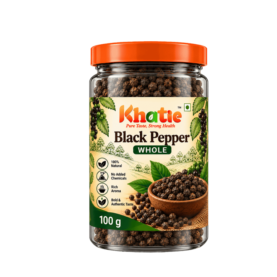 Khatie Black Pepper (Golki) Whole