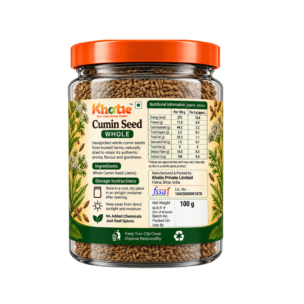 Khatie Cumin Seeds (Jeera) Whole