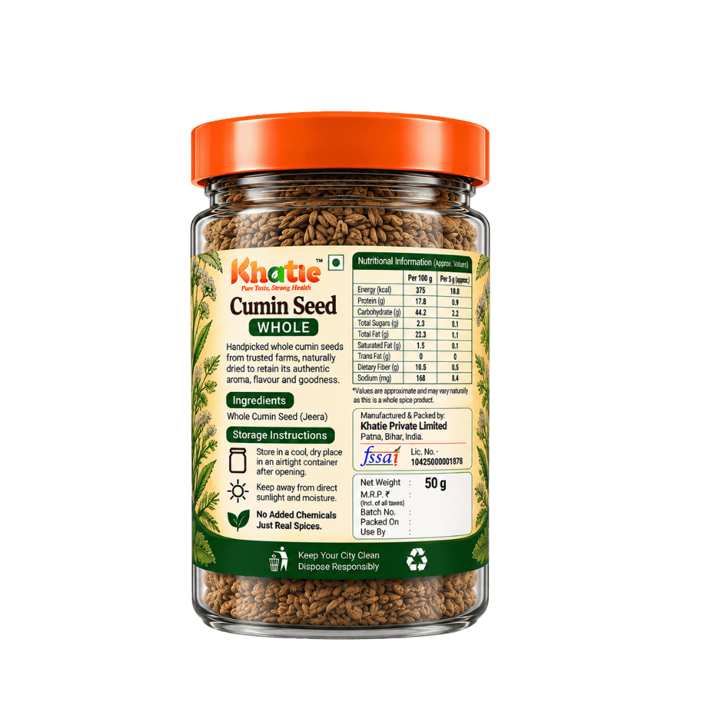 Khatie Cumin Seeds (Jeera) Whole