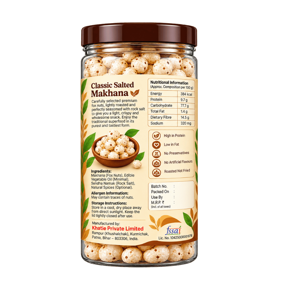 Khatie Classic Salted Makhana 99g